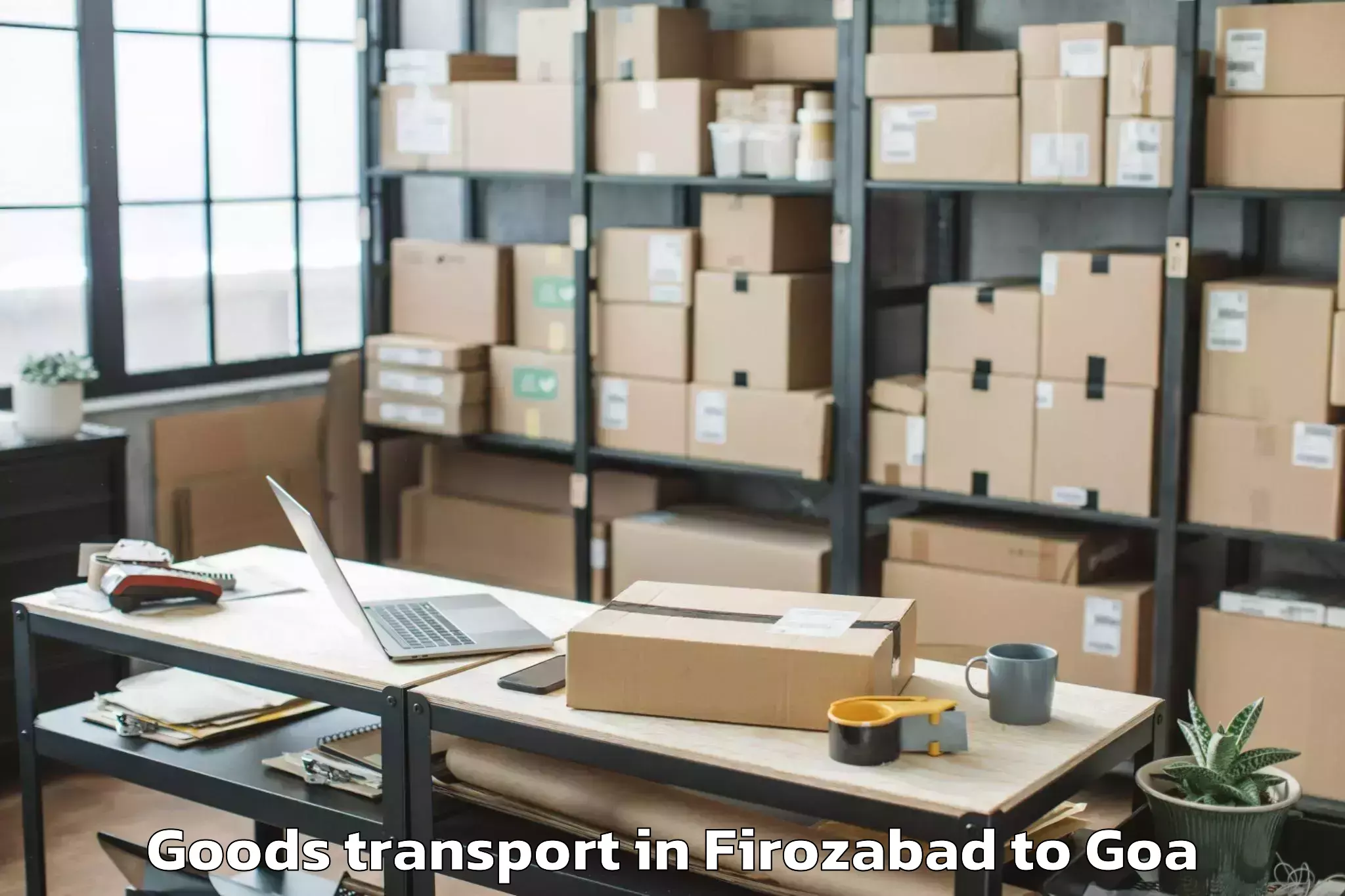 Easy Firozabad to Taleigao Goods Transport Booking